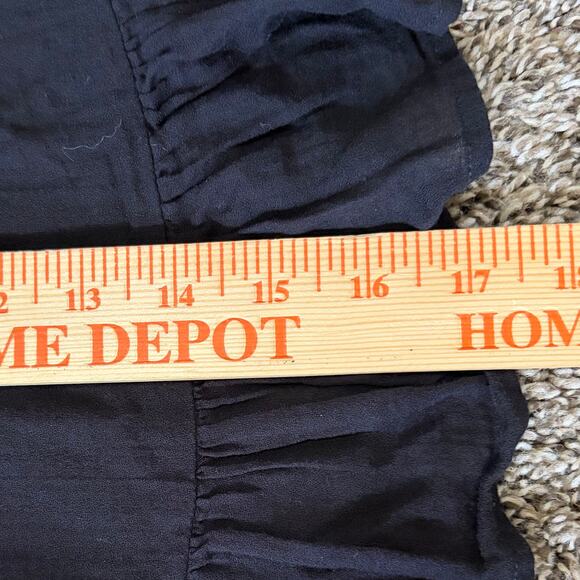 BCBGMAXAZRIA Women's Off the Shoulder Tops Lot of Two M Blue Black OfficeWear - Picture 9 of 13